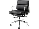 Sedia Per Ufficio, Design Ergonomico, Altezza Regolabile, Schienale Centrale Nero