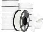Filamento Per Stampante 3D, Materiale Pla, Ecologico, Pla Mt Bianco 11KG