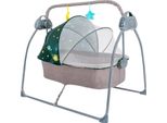 Altalena/Culla Per Bambini - Dormiglione Elettrico - 5 Velocità - Telecomando - Musica - 0-18 Mesi - Verde