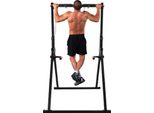 Barra Per Trazioni, Capacità Di Carico Di 200 Kg, Altezza Regolabile, Design Pieghevole, Struttura In Acciaio Resistente, Stabile Struttura Triangolare