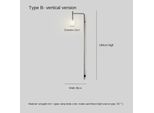 Applique, Design Moderno, Illuminazione A Risparmio Energetico, L 140 Cm, Senza Spina, Luce Neutra