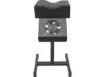 Sgabello Per Pedicure, Regolabile In Altezza, Design Resistente, Nero