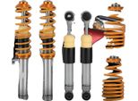 Sospensioni Coilover, Altezza Regolabile 30-65 Mm, Altezza Posteriore Regolabile 10-55 Mm, Molleggio Anteriore 7 Kg/Mm, Molleggio Posteriore 25 Kg/Mm, Peso Articolo 20 Kg