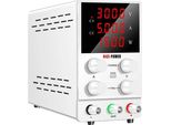 Alimentatore, Tensione Regolabile, Alta Precisione, (30V5A)Bianco, 220V Eu Plug