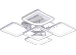 Lampada Da Soffitto, Dimmerabile All'infinito, Con Telecomando, Bianco 4+1, App Con Rc Dimmerabile