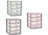 Set Di Cassetti, Design Modulare, Conservazione Versatile, 4 Cassetti Bastone Colorato, 6 Pa +++ Economico