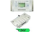 Regolatore Di Carica Solare, Tecnologia Mppt, Controllo A Doppio Timer, 40A, 12 24V Auto