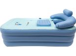Vasca Da Bagno Gonfiabile, Design Confortevole, Struttura Robusta, Blu