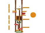 Albero Per Gatti, Altezza Regolabile, Design Multilivello, AMT0119BN, Xl