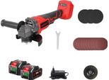 Smerigliatrice Angolare, Motore Brushless, Funzionamento A Batteria, Set Di 2 Batterie A