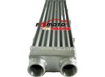 Intercooler, Dimensioni Nucleo 550X140X70 Mm, Lunghezza Totale 670 Mm, Diametro Ingresso 50 Mm, Diametro Uscita 50 Mm, Montaggio Universale