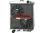 Radiatore, Lega Di Alluminio, Posizionamento Anteriore, Compatibilità Con Ford Fairlane 1954-1956, Numero Di Parte Del Produttore CC5456, Dimensioni Standard Del Veicolo