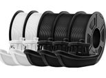 Filamento Per Stampante 3D, Petg 5,5 Kg, Eccellente Adesione Dello Strato, Petg 3BK2WT 5,5KG