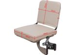 Sedili Pieghevoli Per Camper E Autobus, Struttura Robusta, Design Salvaspazio, Beige