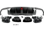 Diffusore Del Paraurti Posteriore, Stile F1, Compatibile Con Amg-Line, Look Fibra Di Carbonio