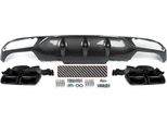 Diffusore Posteriore, Stile Amg, Facile Installazione, Look In Fibra Di Carbonio
