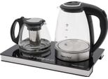 Bollitore Elettrico, Capacità 1,8L, Struttura In Acciaio Inox E Vetro, 2,8L, Nero