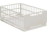 Organizzatore Per Armadi Estensibili, Struttura Robusta, Facile Installazione, Bianco, Larghezza 25 Cm
