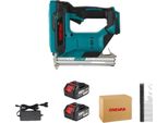 Pistola Sparachiodi Elettrica, A Batteria, Design Resistente, 2 Batterie Spina Ue