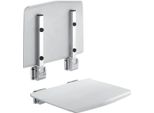 Sedia Da Bagno, Design Pieghevole, Alta Capacità Di Carico, Bianco Avorio
