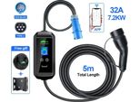 Caricabatterie Portatile Per Veicoli Elettrici, Potenza Di 7,2 Kw, Controllo Wlan, APP-72KW-5M