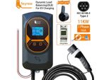 Caricabatterie Per Veicoli Elettrici, Distribuzione Dinamica Del Carico, Controllo Tramite App Mobile, 11KW 16A 3 Fasi, TYPE2
