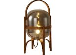 Lampada Da Terra, Design Art DéCo, Led Ad Alta Efficienza Energetica, Grande C, Spina Ue