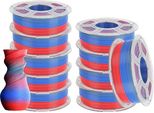 Filamento 3D, Alta Fluidità, Materiale Biodegradabile, Pla 10Rainbow02