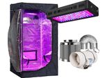 Tenda A Cera, Lampade Led Ad Alta Efficienza Energetica, Struttura Resistente, Kit B, 120X120X200 Kit