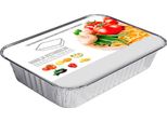 Piatti Da Portata, Alluminio Resistente, Versatili Per Cucinare E Servire, 20,4X11,4X5,5Cm, 8 Set