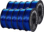 Filamento Per Stampante 3D, Materiale Tpu, Diametro 1,75 Mm, Blu