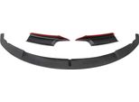 Labbro Splitter Anteriore, Ricambio Diretto, Plastica Abs Resistente, Effetto Fibra Di Carbonio