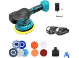 Lucidatrice Per Auto, A Batteria 5000 Giri/Min, Livelli Di Velocità Regolabili, Batteria 2STK 2.0Ah, Eu
