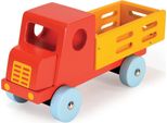 Camion Giocattolo In Legno Rosso Mentari - Educativo E Durevole