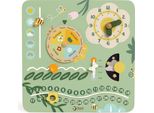 Mondo Classico Tavola Manipolativa In Legno "Il Mio Primo Calendario"" Orologio Per Bambini"