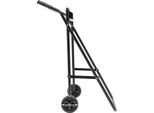 Carrello Per Motori Fuoribordo, Robusta Struttura In Acciaio, Design Pieghevole, Nero