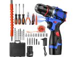 Trapano A Batteria, Motore Brushless, Coppia Regolabile, 1 Batteria, Eu