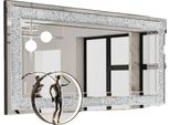 Specchio Da Parete, Design Moderno, Materiali Resistenti, Argento