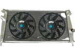 Radiatore, Struttura In Alluminio, Capacità Di Raffreddamento Migliorata, Radiatore E 2 Ventole