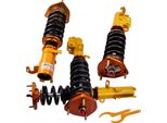 Sospensioni Coilover, Materiale Ad Alte Prestazioni, Altezza Regolabile Da 1 A 3 Pollici, 24 Stadi In Estensione, Rigidità Della Molla Anteriore 8 Kg/Mm, Rigidità Della Molla Posteriore 6 Kg/Mm