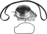 Pompa Dell'acqua E Cinghia Di Trasmissione, Materiale Composito Industriale Di Alta Qualità, Compatibile Con Alcuni Modelli A Partire Dal 2008, Adatto A Diversi Modelli Mercedes-Benz Tra Cui Classe C W204, Progettato Per Un Flusso D'acqua E Un'efficienza Ottimali, Numeri Oem: 198 794 60 41