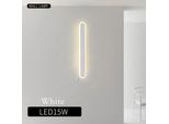 Applique, Design Moderno, Illuminazione A Risparmio Energetico, Bianco, 60 Cm, Luce Bianca