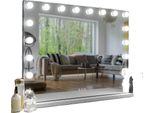 Specchio Per Il Trucco, 18 Lampade Led, 3 Modalità Di Illuminazione A Colori, Bianco