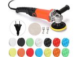 Lucidatrice Elettrica - Lucidatrice Per Auto - 1200 W - Velocità Minima 7000 Giri/Min - 6 Livelli - Disco Da 100 Mm - 220 V Ac Spina Eu 60 Hz - Oro