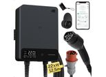 Caricabatterie Per Veicoli Elettrici, Potenza Di 11 Kw, Design Plug-And-Play, Cavo Da 11 Kw E 12 M, TYPE2