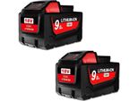 Batteria, 18V Li-Ion, Alta Capacità, Confezione Da 2 Pezzi 9,0Ah, 18V
