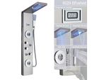 Pannello Doccia, Getti Massaggianti Spa, Display Digitale Della Temperatura, 8029 Nickel Spazzolato, 8029 Nickel Spazzolato