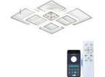 Plafoniera, Luminosità Regolabile, Design Moderno, 8 Teste, App Con Rc Dimmerabile, 8 Teste, App Con Rc Dimmerabile