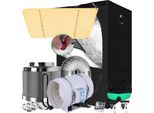 Tenda A Cera, Lampade Led Ad Alta Efficienza Energetica, Struttura Resistente, Kit D, 120X60X150Cm Kit