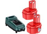 Batteria, Capacità 3500Mah, Tecnologia NI-MH, 2 Batterie 1 Caricatore